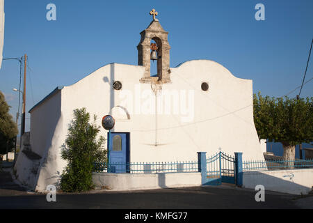 Historische Kirche von komitades Dorf, Bereich von Sfakia, Kreta, Griechenland, Europa Stockfoto