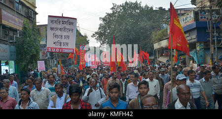 Kolkata, Indien. 06 Dez, 2017. Die linken Parteien eine Kundgebung gegen die Zerstörung der Babri Masjid oder der Babri Moschee in Ayodhya in Uttar Pradesh von hinduistischen Fundamentalisten in 1992 organisiert. Credit: sanjay purkait/Pacific Press/alamy leben Nachrichten Stockfoto