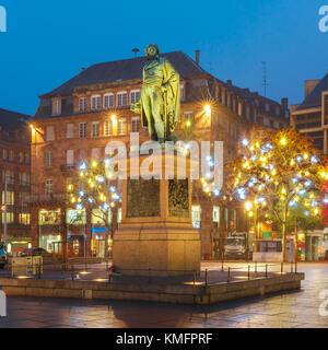 Place Kleber in Straßburg, Elsass, Frankreich Stockfoto