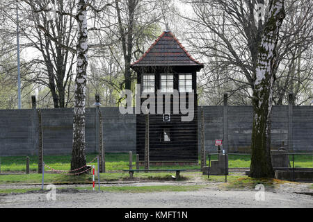 Auschwitz - Birkenau, deutscher NS-Konzentrations- und Vernichtungslager in Polen. Auschwitz war ein Netzwerk der Konzentrationslager in Polen gebaut von Nazi Stockfoto