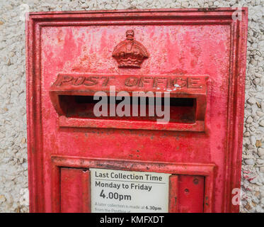 George V Post Box Stockfoto