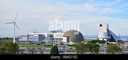 Cleveland, Ohio - 16. Oktober 2017 - Die Great Lakes Science Center ist ein Museum und eine Bildungseinrichtung in der Innenstadt von Cleveland, Ohio, United States Stockfoto