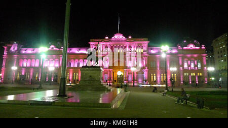 Einen Überblick über die Atmosphäre von Casa Rosada, wie das Rosa Haus bekannt, am 14. September 2012 in Buenos Aires, Argentinien. Foto von Barry King/Alamy Stockfoto