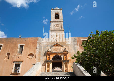 Agias Triada Kloster oder Kloster von Agia Triada Tsangarolon, akrotiti Halbinsel, Insel Kreta, Griechenland, Europa Stockfoto