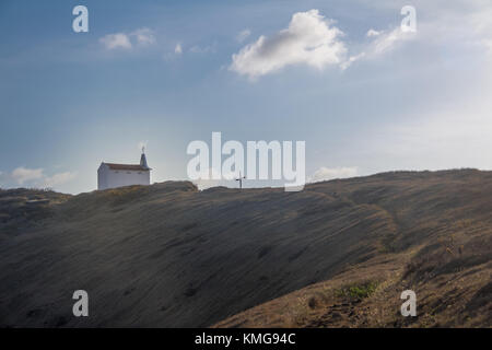 Kapelle von São Pedro dos Pescadores - Fernando de Noronha, Pernambuco, Brasilien Stockfoto