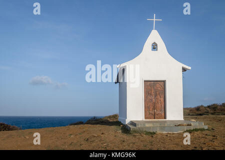 Kapelle von São Pedro dos Pescadores - Fernando de Noronha, Pernambuco, Brasilien Stockfoto