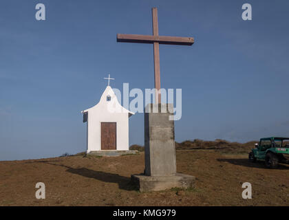 Kapelle von São Pedro dos Pescadores - Fernando de Noronha, Pernambuco, Brasilien Stockfoto