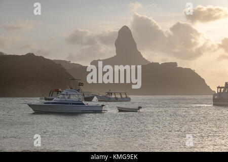 Porto de Santo Antonio - Fernando de Noronha, Pernambuco, Brasilien Stockfoto