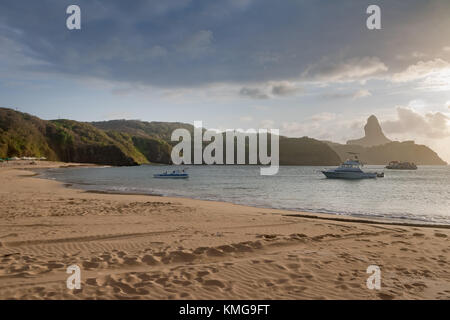 Porto de Santo Antonio - Fernando de Noronha, Pernambuco, Brasilien Stockfoto