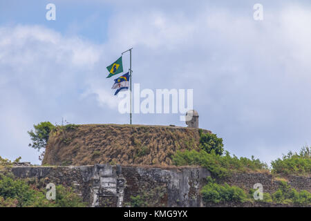 Nossa Senhora dos Remedios Festung - Fernando de Noronha, Pernambuco, Brasilien Stockfoto