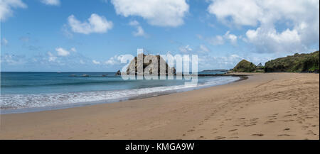 Panoramablick von Praia da Praia da Conceição - Fernando de Noronha, Pernambuco, Brasilien Stockfoto