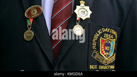 Ncc Republic Day Parade camp Medaille Stockfoto