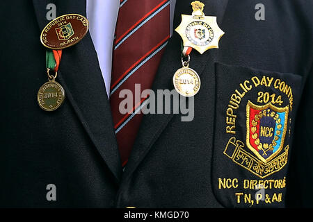 Ncc Republic Day Parade camp Medaille Stockfoto