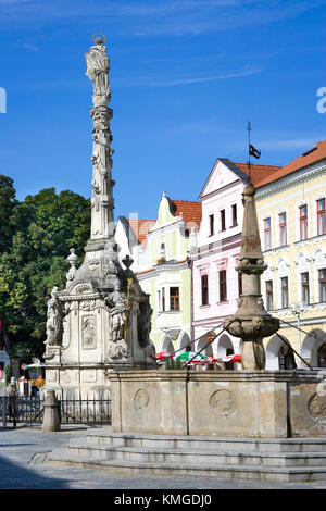 Trebon, Tschechien ca. Sep 2012 Renaissance Schloss in der Stadt