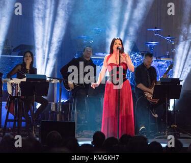 Madison, Wisconsin, USA. 6 Dez, 2017. amy Lee von Evanescence im Orpheum Theater in Madison, Wisconsin Credit: Daniel deslover/zuma Draht/alamy leben Nachrichten Stockfoto