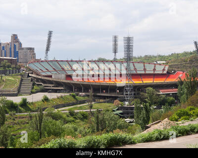 Hrazdan Zentralstadion die wichtigsten Fußball-Arena in Eriwan, Armenien Stockfoto