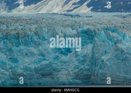 Hubbard Gletscher im Sommer. Stockfoto