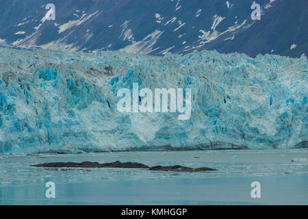 Kleine Insel vor Hubbard Gletscher Stockfoto