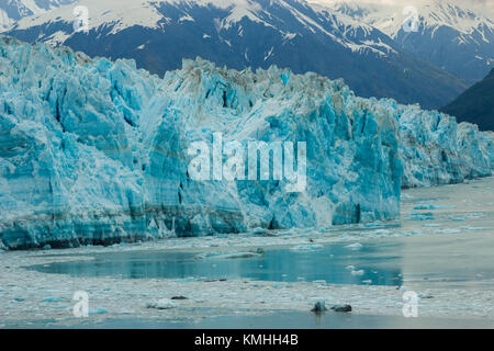 Hubbard Gletscher im Sommer. Stockfoto