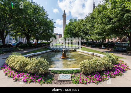 Park Mount Vernon Hotel in Baltimore, Maryland Stockfoto