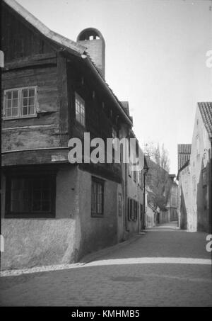 Visby ist eine mittelalterliche Stadt auf der schwedischen Insel Gotland, die für ihre erhaltene mittelalterliche Architektur und Stadtmauern bekannt ist. Es ist als UNESCO-Weltkulturerbe anerkannt. Stockfoto