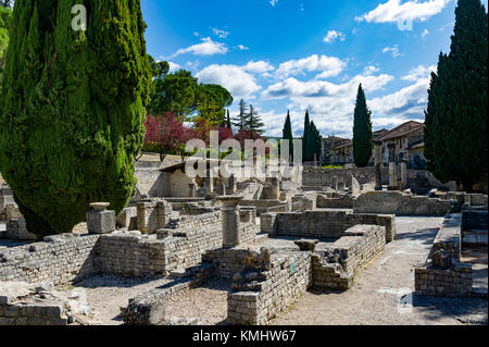 Frankreich. Vaucluse (84). Vaison La Romaine. Römische Überreste Stockfoto