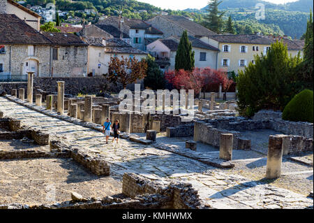 Frankreich. Vaucluse (84). Vaison La Romaine. Römische Überreste Stockfoto