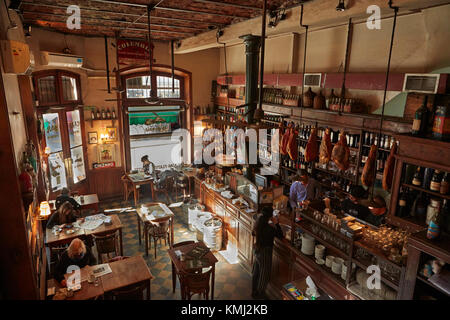 La Poesia Bar und Café, San Telmo, Buenos Aires, Argentinien, Südamerika Stockfoto
