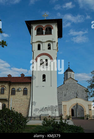 Kirchtürme in Kloster Kovilj., Serbien Stockfoto