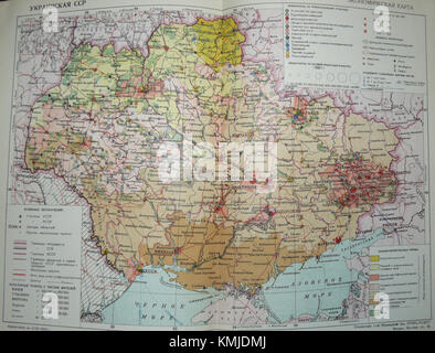 Ein ukrainischer RSR-Stempel aus dem Jahr 1939, der die politische Landschaft und Postgeschichte der Sowjetunion widerspiegelt. Stockfoto