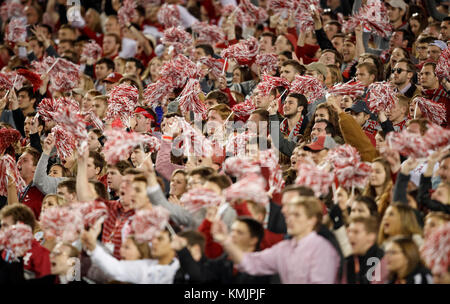 Januar 9, 2017: Alabama Crimson Tide Fans feuern ihre Mannschaft während der 2017 College Football Endspiel nationalen Meisterschaftspiel gegen Clemson Stockfoto