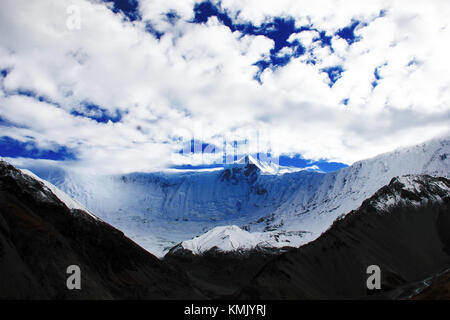 Annapurna-Gebirge Stockfoto