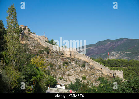 Fortress von Alanya, Türkische Riviera, Türkei Stockfoto