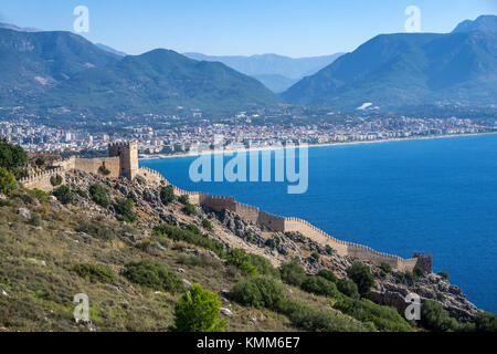 Fortress von Alanya, Türkische Riviera, Türkei Stockfoto
