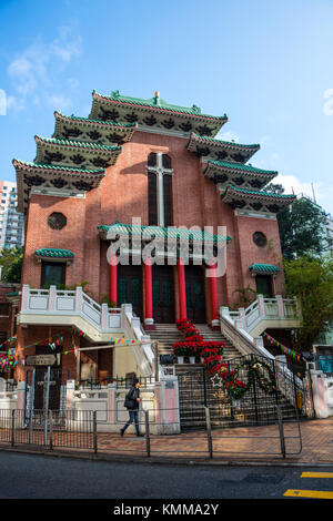 St Mary's Church, Tai Hang Road, Hong Kong Stockfoto