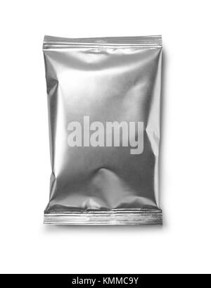 Net Design der Verpackungen aus Aluminium. Für Lebensmittel Stockfoto