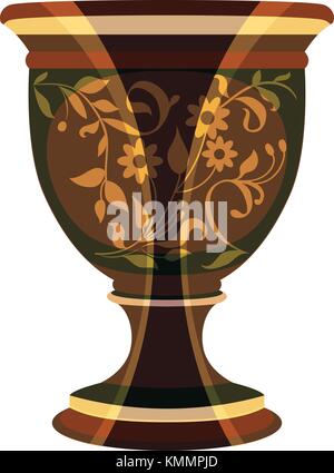 Blumentopf, blumenvase Vector Illustration Stock Vektor