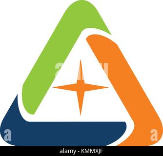 Dreieck Verbindung Stock Vektor