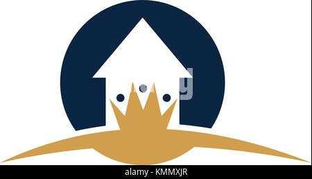 Home Erfolg Stock Vektor