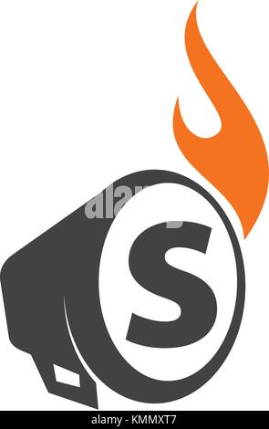 Stimme der Freiheit schreiben s Stock Vektor