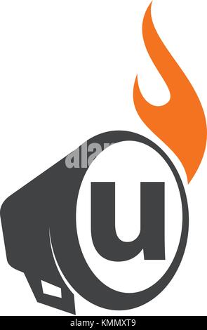 Stimme der Freiheit schreiben u Stock Vektor