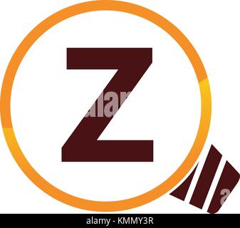 Intelligente Lösung Buchstabe z Stock Vektor
