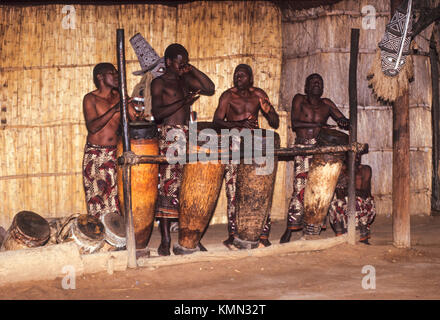 Traditioneller Zulu-Tanz Stockfoto
