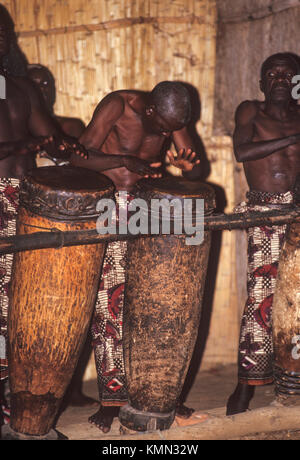 Traditioneller zulu-Tanz Stockfoto