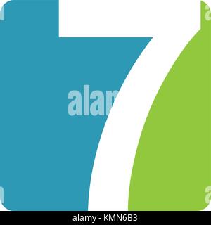 Modernes Logo Nr. 7 Stock Vektor