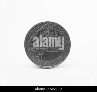 Commemorative zwei pound Münze von Isambard Kingdom Brunel 2006 Stockfoto