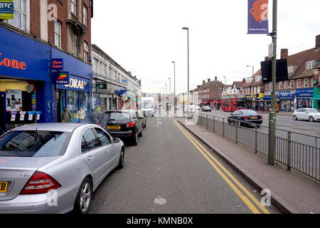 Burnt Oak Broadway, Edgeware Road, London, Vereinigtes Königreich Stockfoto