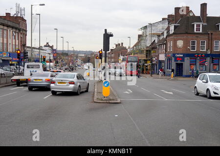 Burnt Oak Broadway, Edgeware Road, London, Vereinigtes Königreich Stockfoto