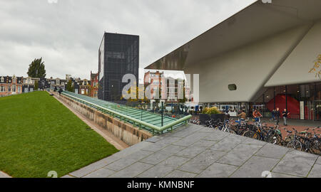 Erweiterung des Stedelijk Museum für Moderne und contemprary Kunst von Benthem Crouwel Architekten, Museumplein (Museumsplatz), Amsterdam, Holland Stockfoto