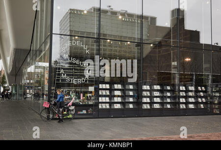 Erweiterung des Stedelijk Museum für Moderne und contemprary Kunst von Benthem Crouwel Architekten, Museumplein (Museumsplatz), Amsterdam, Holland Stockfoto